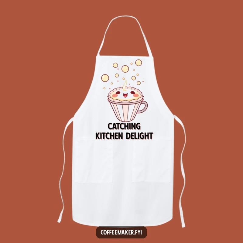 Funny Kawaii Coffee Filter Apron - Bubbly Kitchen Fun Gift