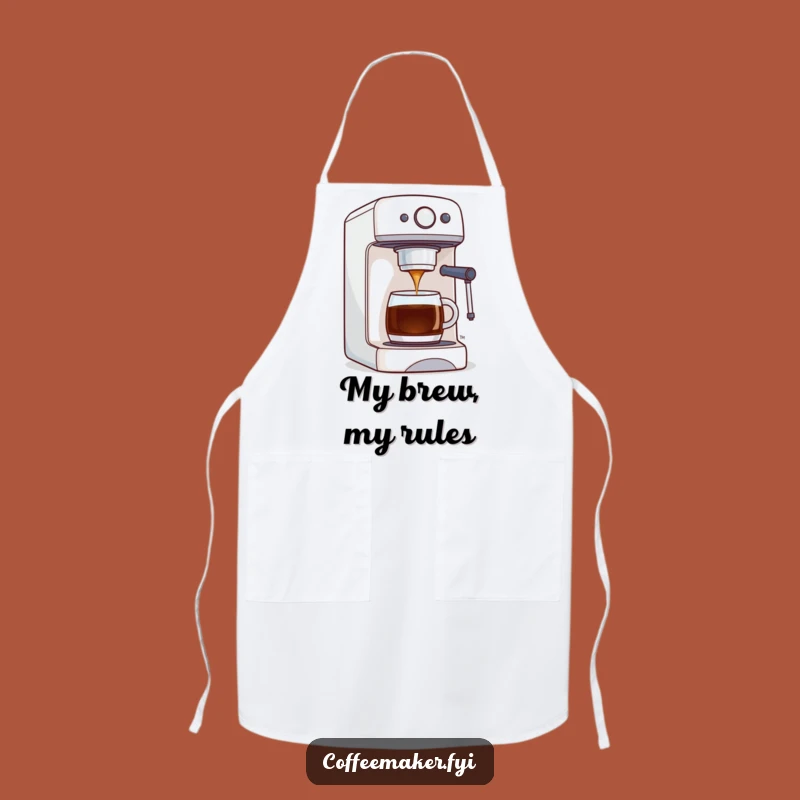 Funny Coffee Maker Apron: Perfect Brew Dispensing, Kitchen Masterpiece