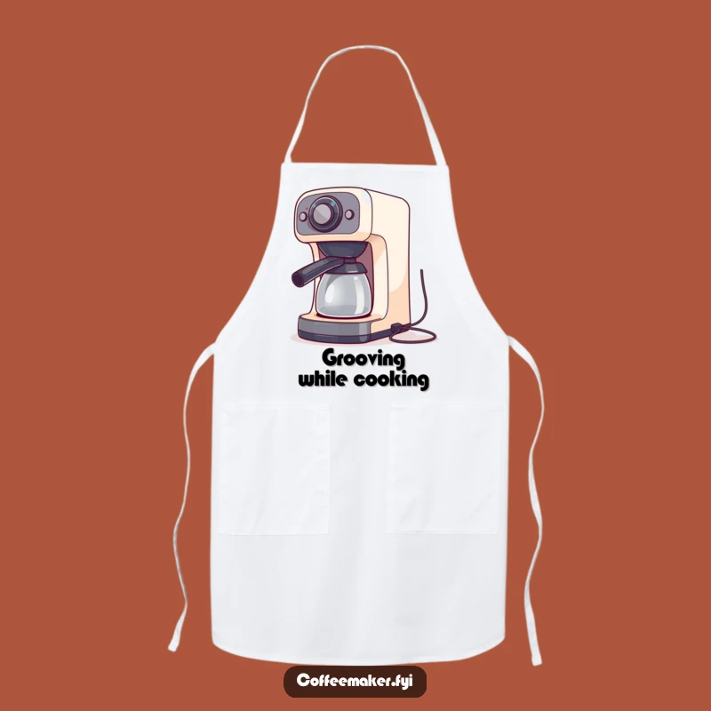 Funny Dancing Coffee Maker Apron - Cook with a Beat