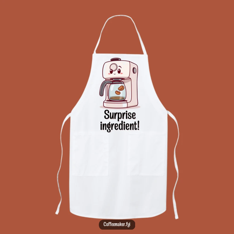 Funny Coffee Maker Apron: Jumping Bean Surprise, Kitchen Fun