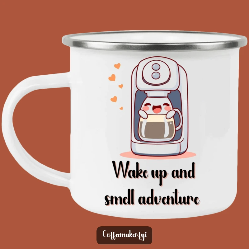 Funny Singing Coffee Maker Camping Mug: Gurgling Outdoor Brew Companion, Gift