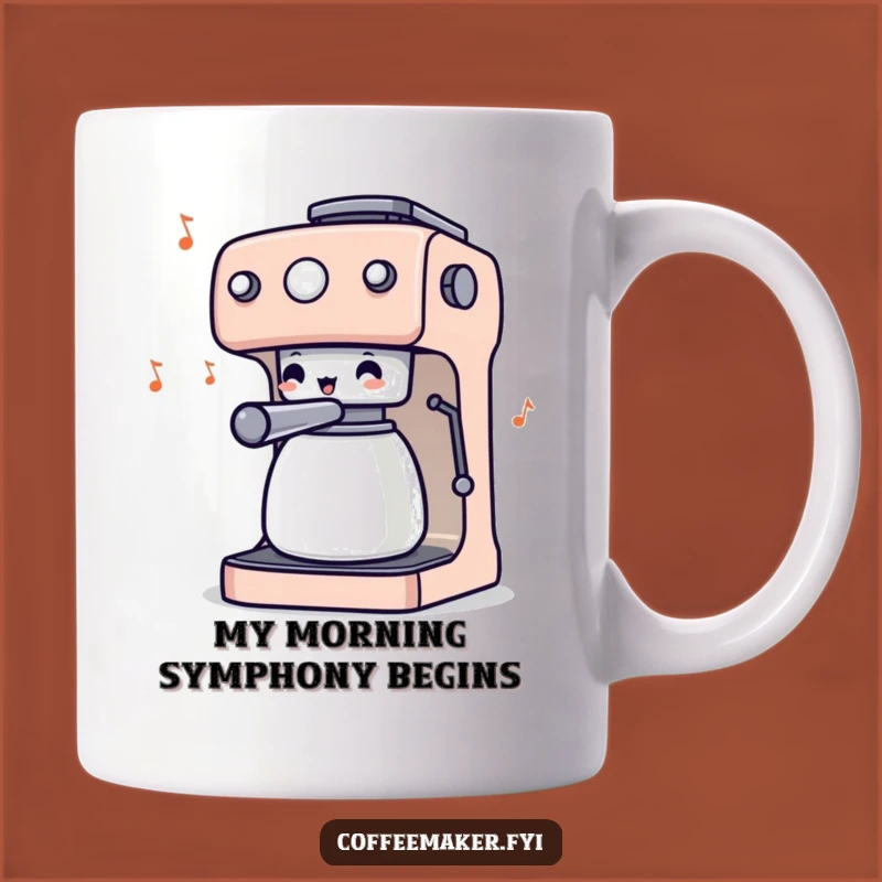 Funny Coffee Maker Conductor Mug: A Humorous Gift for Music Lovers and Baristas!