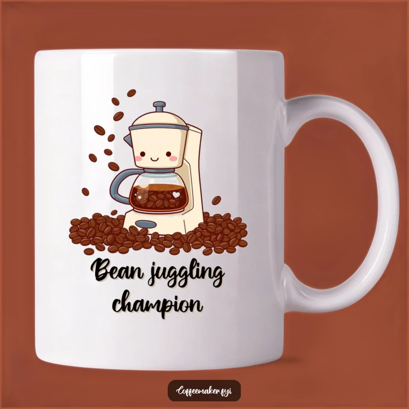 Funny Coffee Maker Juggling Beans Mug - The Perfect Hilarious Gift for Coffee Lovers