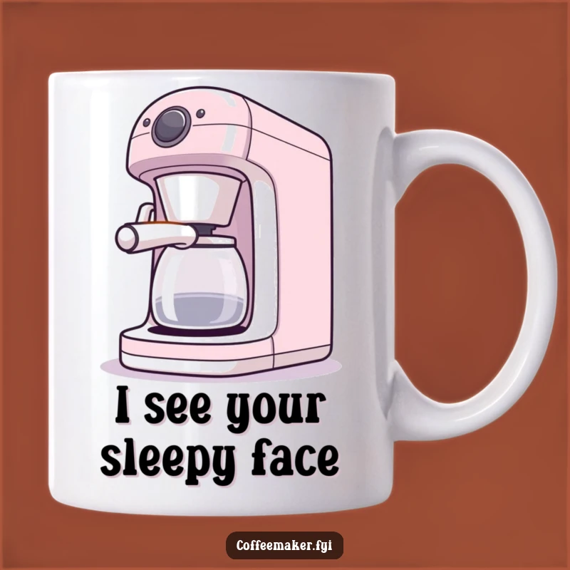 Funny Coffee Maker Mug - Winking Light Design, Perfect Coffee Lover Gift