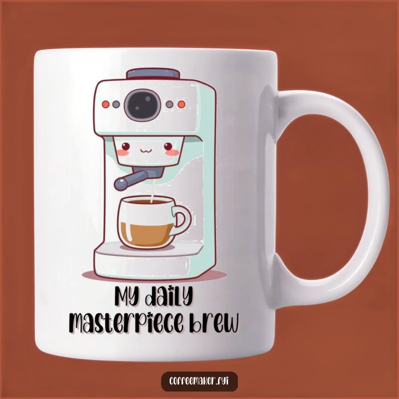 Funny Cute Coffee Maker Mug: A Gleeful Brew Dispenser, Perfect Gift!