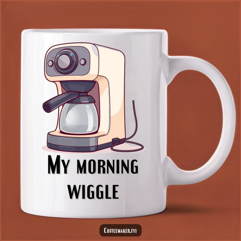 Funny Dancing Coffee Maker Mug - Get Your Groove On with Coffee