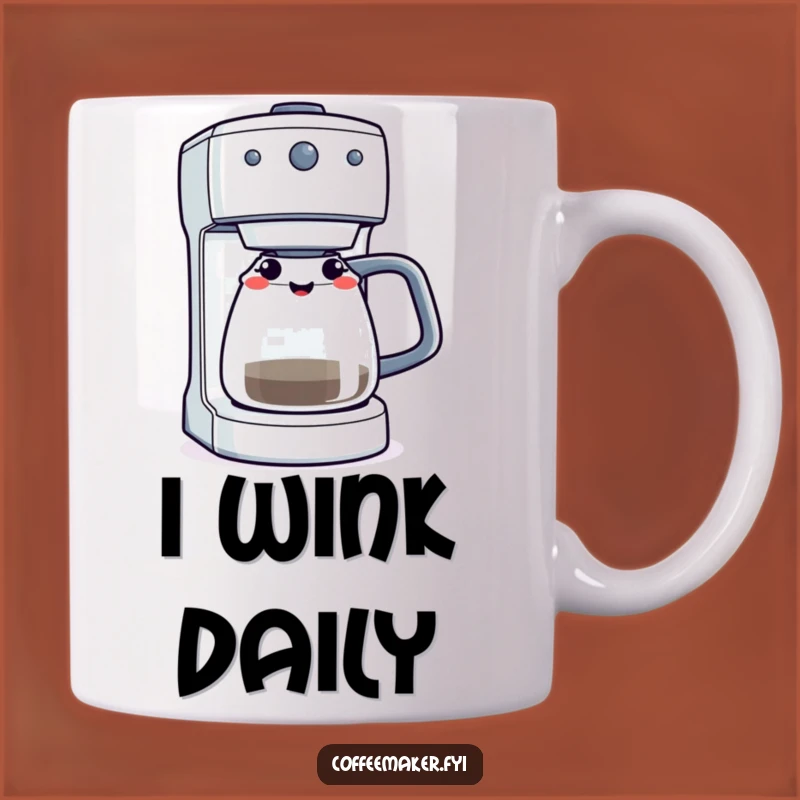 Funny Winking Coffee Maker Mug - Your Secret Brew Buddy