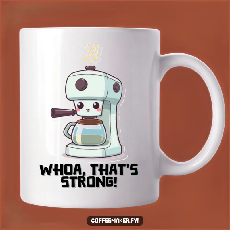 Funny Surprised Coffee Maker Mug: Steamy Shock, Hilarious Morning Gift!
