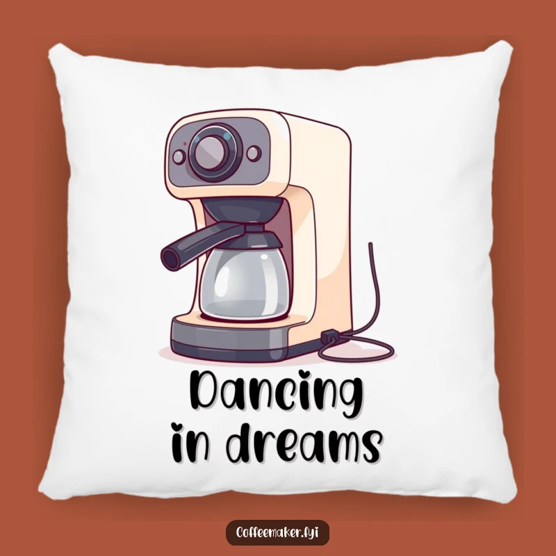 Funny Dancing Coffee Maker Pillow - Your Comfy, Groovy Companion
