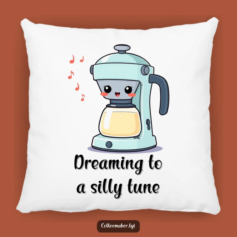 Cozy Funny Kawaii Percolator Pillow - Whistling Comfort Gift