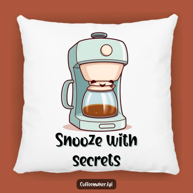 Funny Coffee Maker Mischievous Pillow - Comfy Gift for Coffee Fans