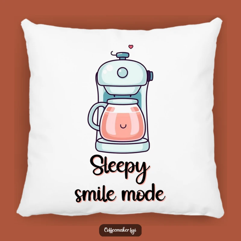 Soft Funny Kawaii Coffee Maker Pillow - Happy Steam Comfort, Cozy Gift