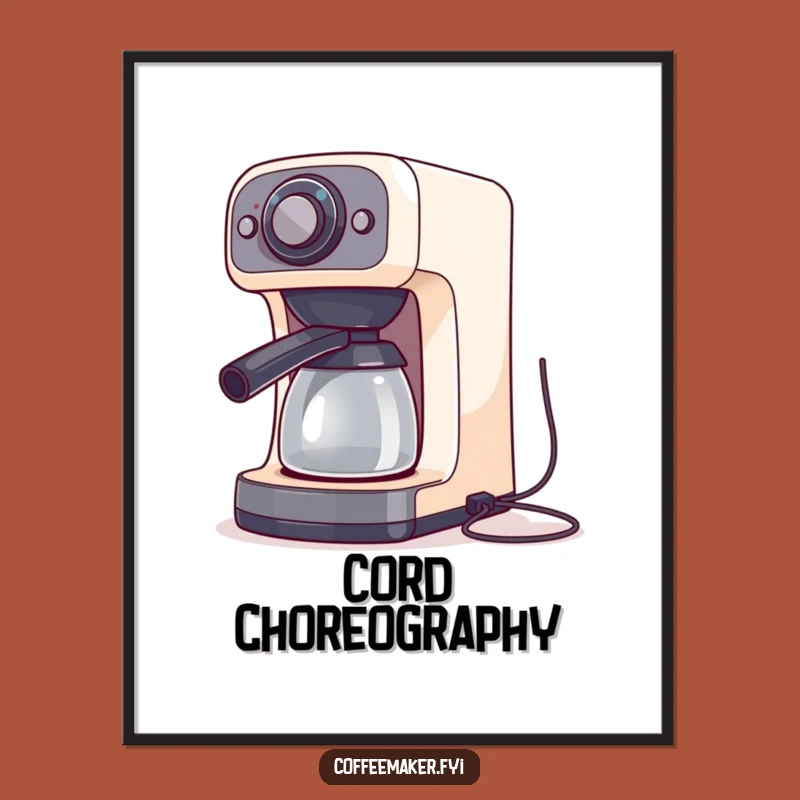 Funny Dancing Coffee Maker Digital Art - Instant Rhythm for Your Space