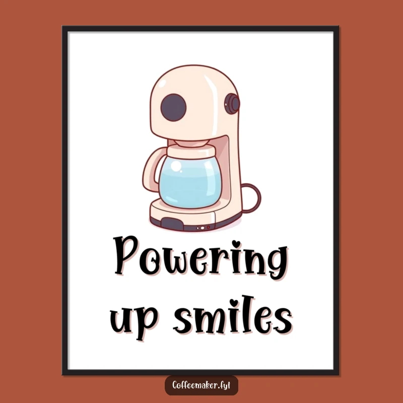 Funny Coffee Maker Digital Art - Instant Quirky Charm Gift!
