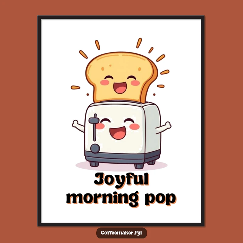 Funny Toaster Toast Explosion Digital Art - Hilarious Instant Download Gift