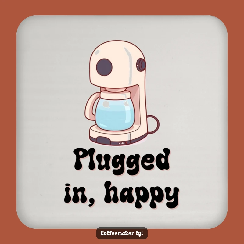 Funny Coffee Maker Coasters - Protect Surfaces with Quirky Charm Gift!