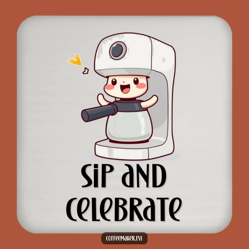 Funny Victorious Coffee Maker Coaster: Shimmy & Protect, Gift!