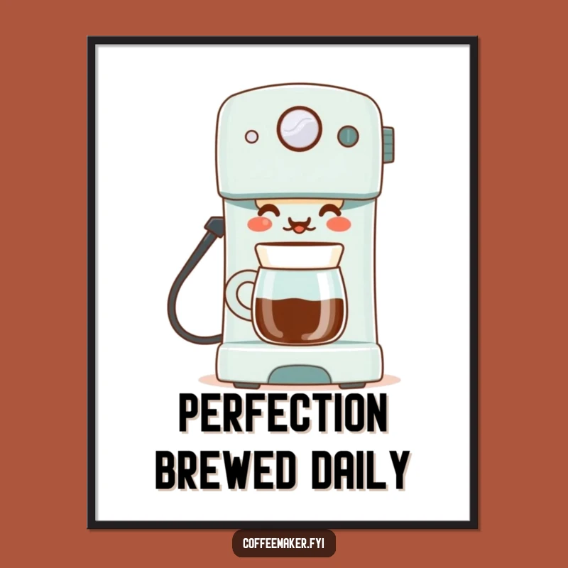 Funny Proud Coffee Maker Poster - Brew-tiful Art & Perfect Gift!