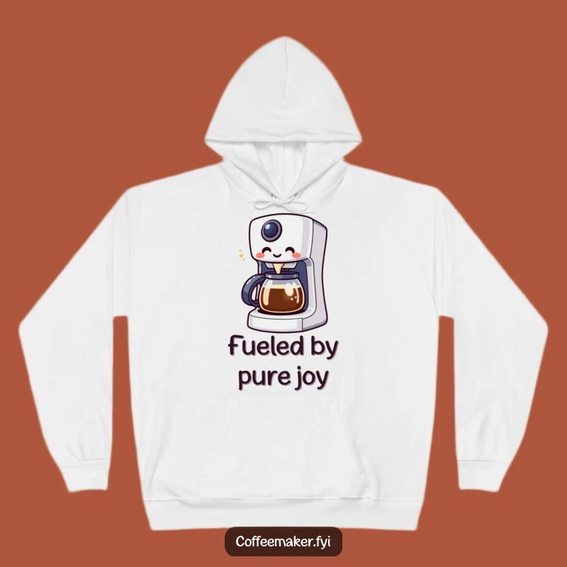 Cozy Funny Kawaii Coffee Maker Hoodie: Enthusiasm Brewed for Comfort