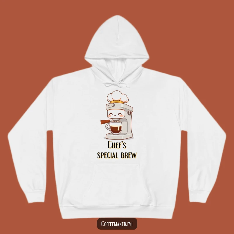 Funny Chef Coffee Maker Hoodie: Cozy Up with Gourmet Coffee Humor!