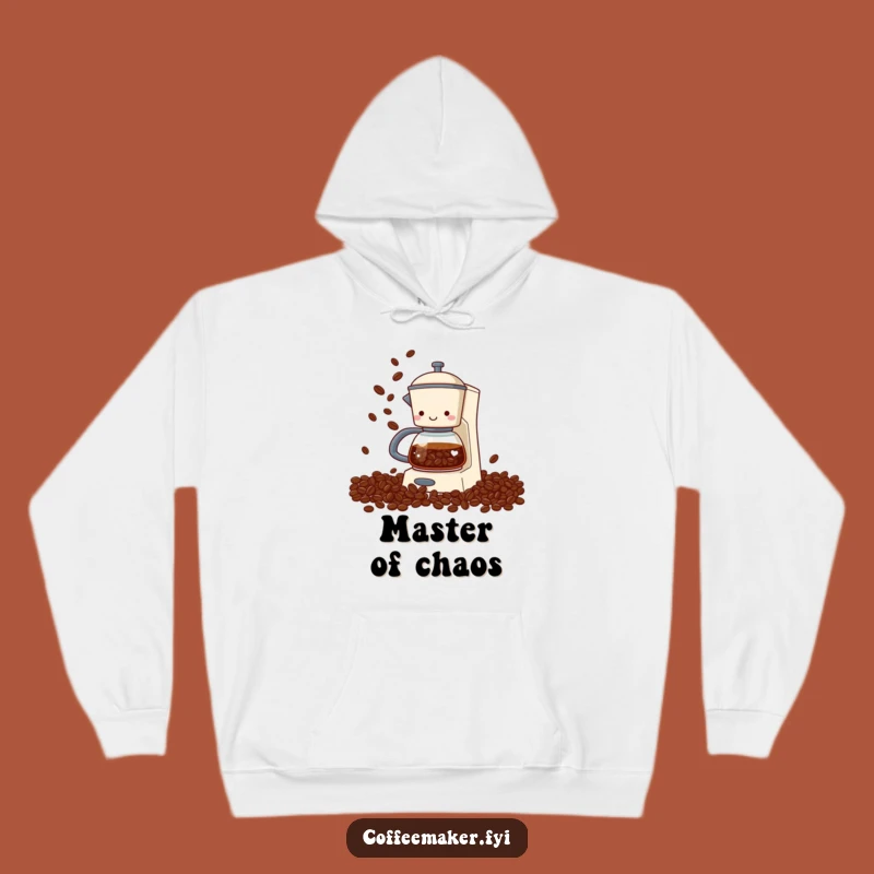 Funny Coffee Maker Hoodie - Cozy Bean Juggling Style, Perfect Humorous Gift