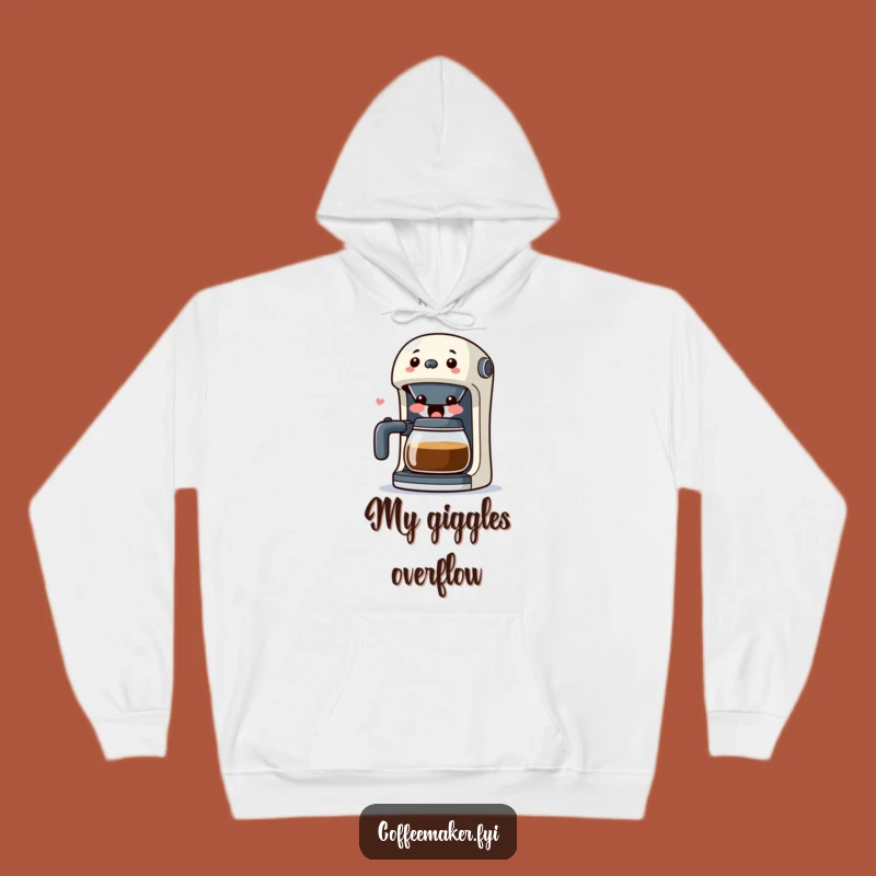 Funny Kawaii Coffee Maker Hoodie: Cozy Surprise Laugh, Warm Hilarious Gift