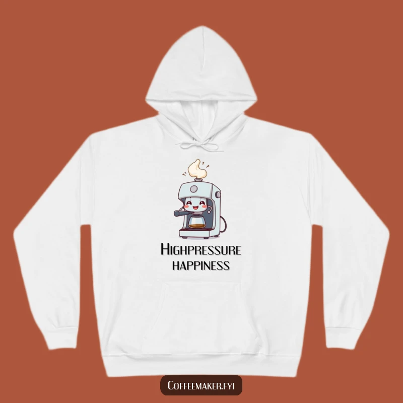 Funny Coffee Machine Hoodie - Cozy Steam Geyser Comfort Gift
