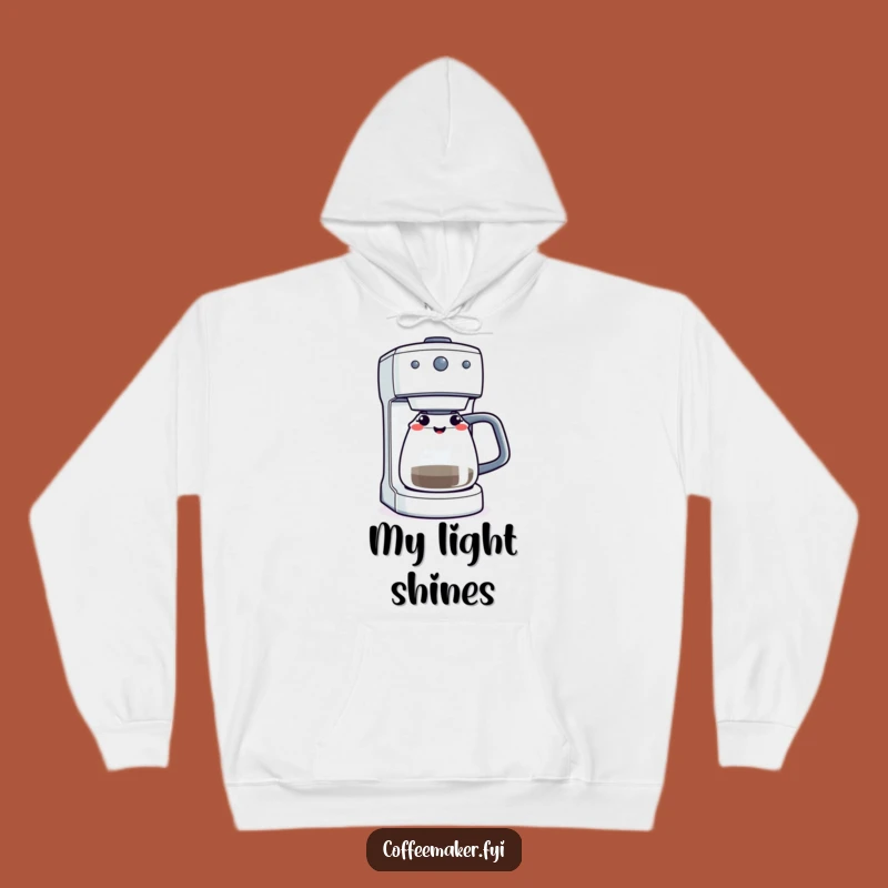 Cozy Funny Winking Coffee Maker Hoodie - Warmth with a Wink