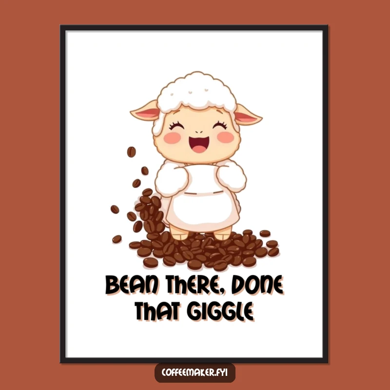 Free Printable Sheep Coffee Art: Funny Downloadable Wall Decor for Cozy Kitchens