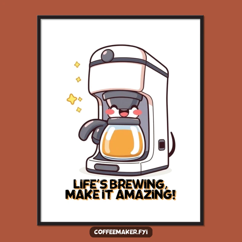 Free Printable Wall Art The Joyful Drip A Quirky Coffee Maker Character