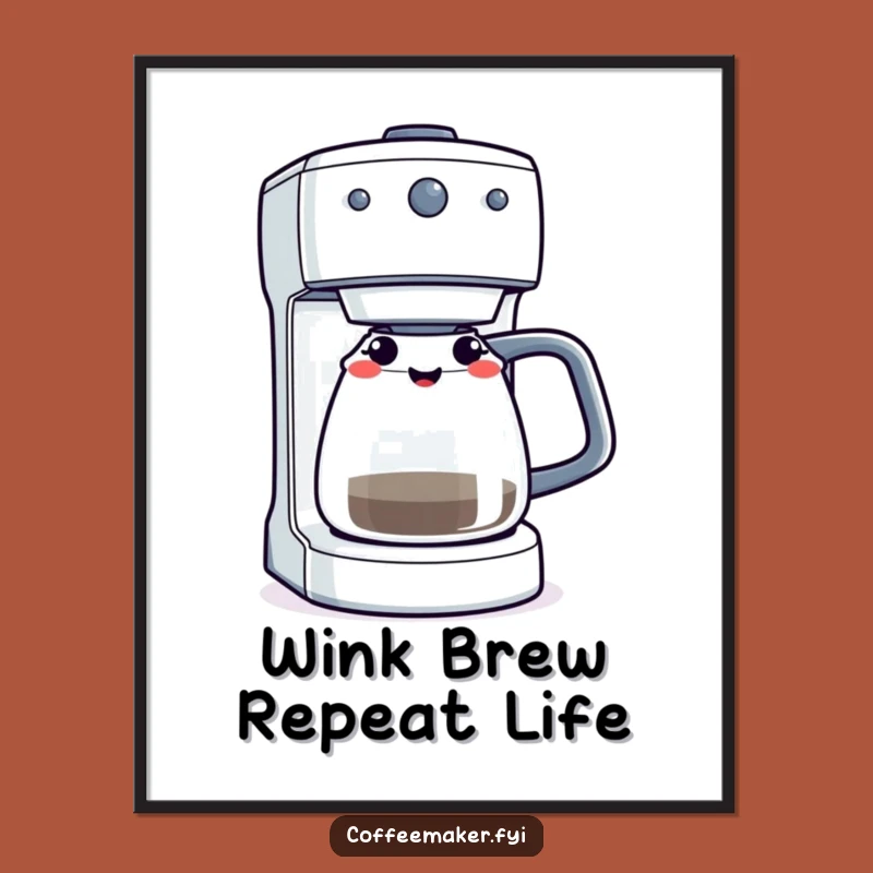 Sassy Coffee Maker: Free Printable Wall Art with a Cheeky Wink!
