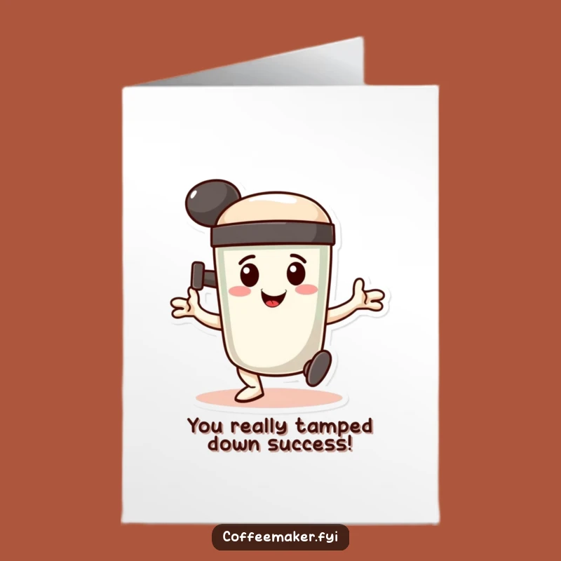 Free Printable Congrats Card: Stomping Tamper Funny Downloadable Gift for Major Wins