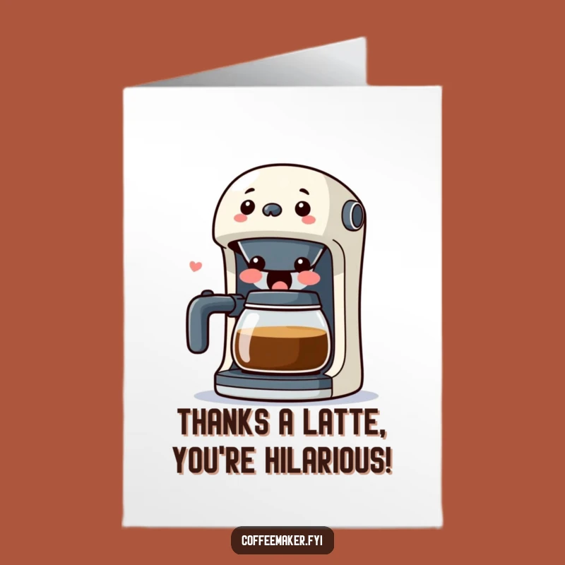 Free Printable Thank You Card The Chuckling Carafe A Funny Coffee Thanks