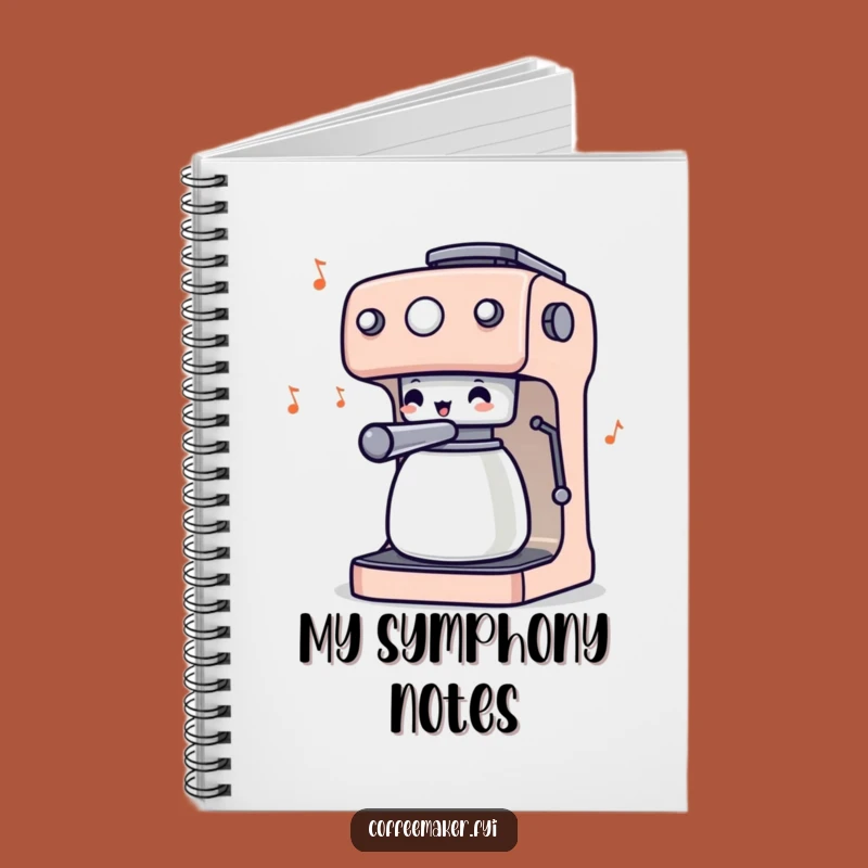 Funny Coffee Maker Conductor Notebook: Jot Down Ideas with Musical Coffee Maker Humor!