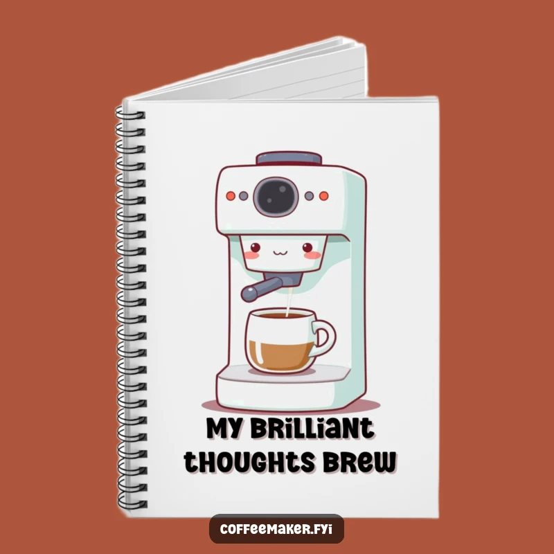 Funny Coffee Maker Notebook: Gleeful Brewer for Notes, Perfect Gift!