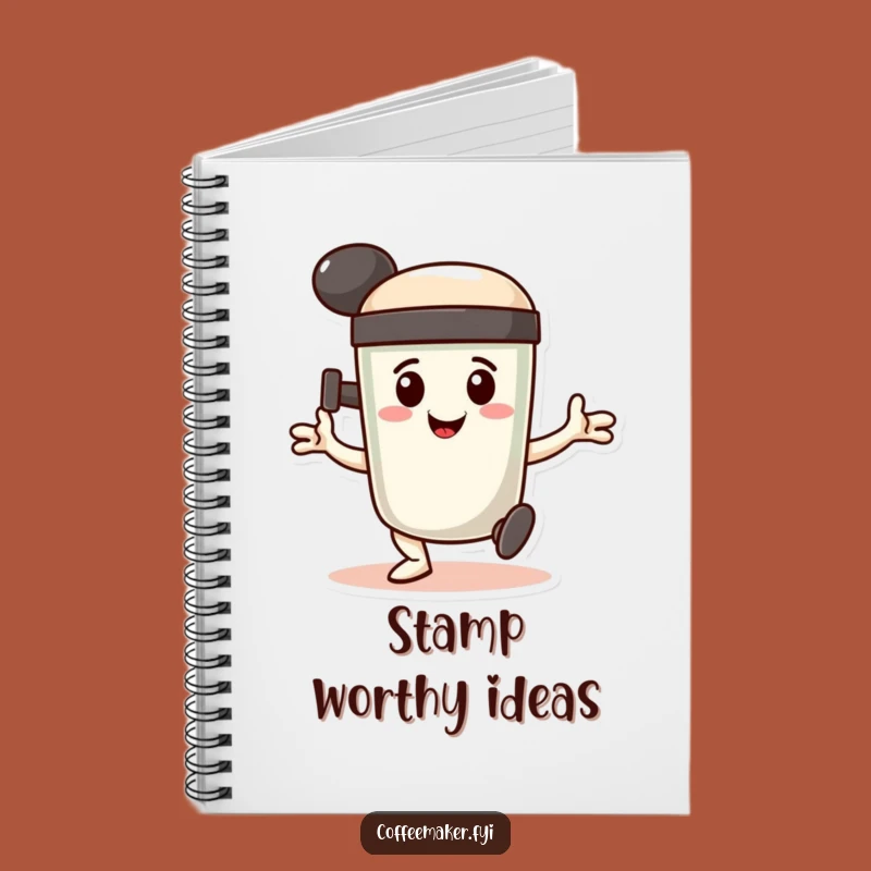 Funny Coffee Tamper Notebook - Determined Journal Gift