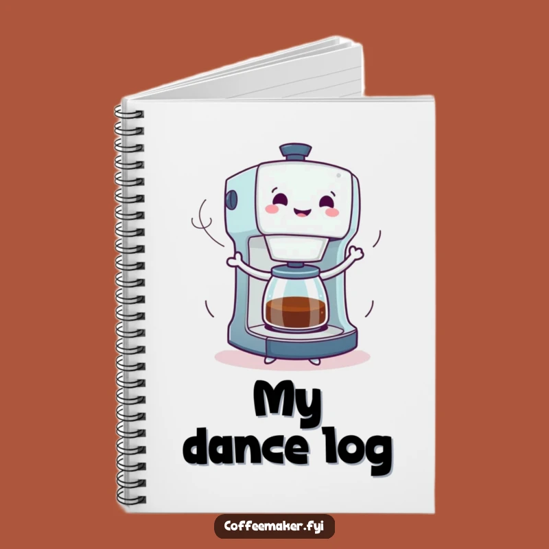 Funny Dancing Coffee Maker Notebook: Capture Moves and Ideas with Humorous Style!