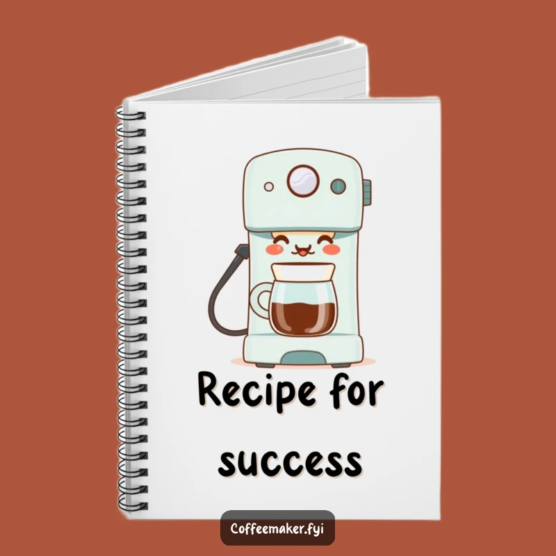 Funny Proud Coffee Maker Notebook - Jot Down Perfect Ideas Gift!