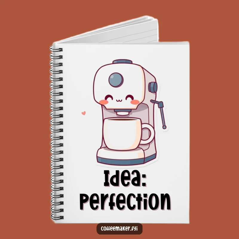 Funny Surprised Coffee Maker Notebook: Capture Thoughts with Delightful Brew Humor!