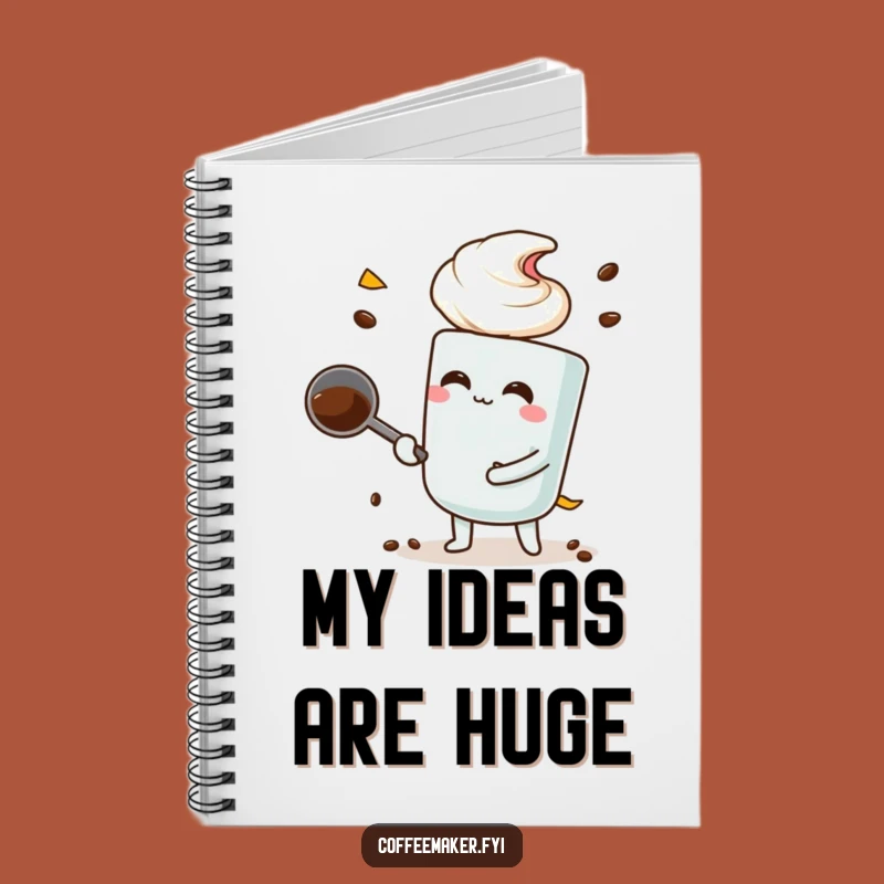 Funny Coffee Scoop Notebook: Big Scoop Ideas for Your Notes