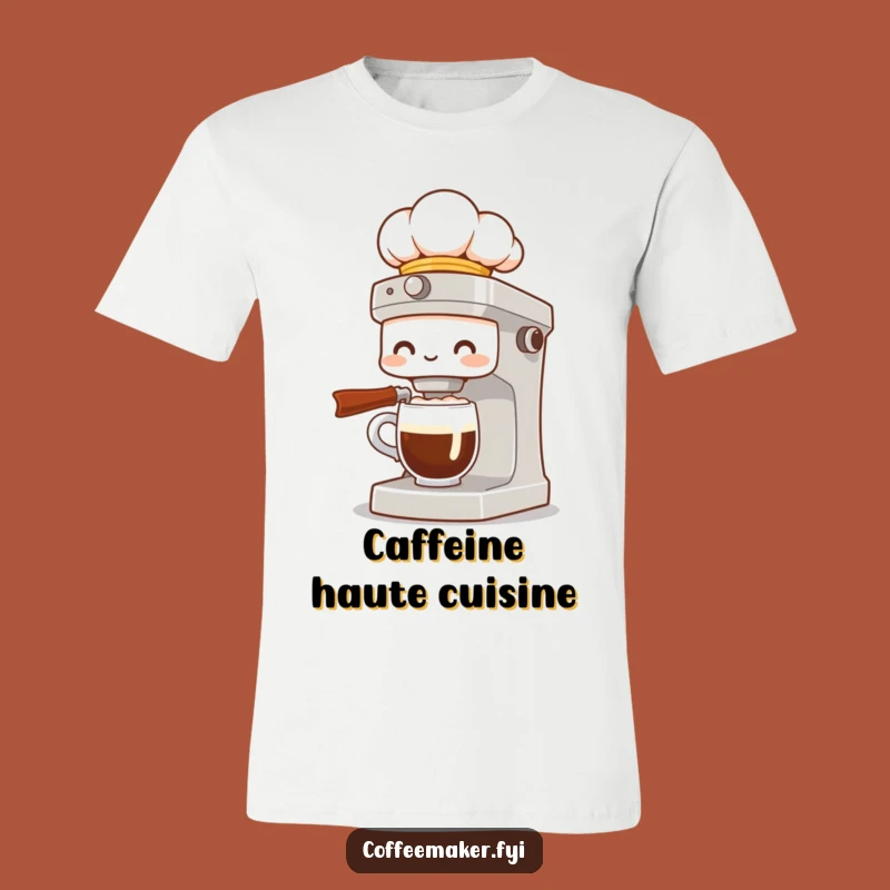 Funny Chef Coffee Maker T-Shirt: Wear Your Culinary Coffee Passion!