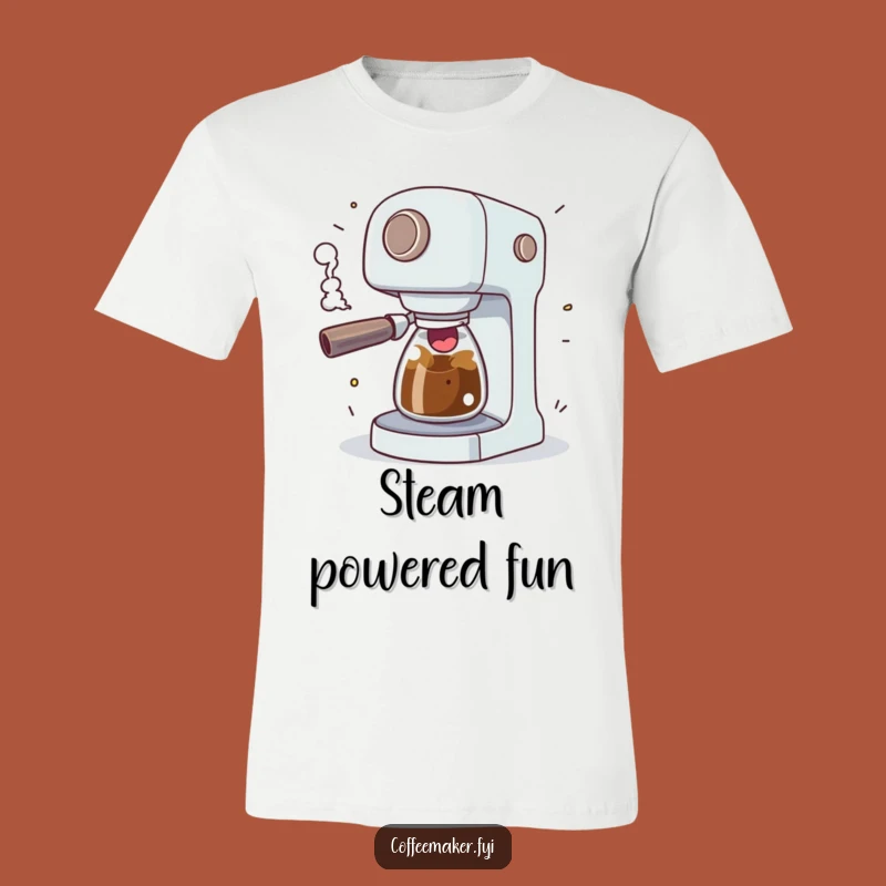 Funny Coffee Maker Excitement T-Shirt - Energetic Gift for Coffee Drinkers