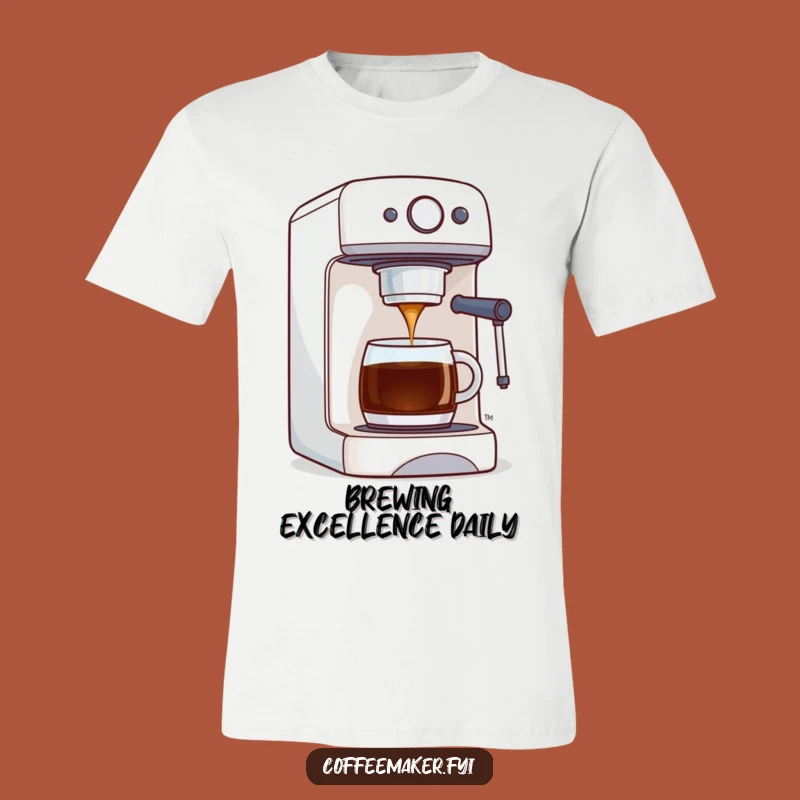 Funny Coffee Maker T-Shirt: Perfect Brew Dispensing, Master Barista