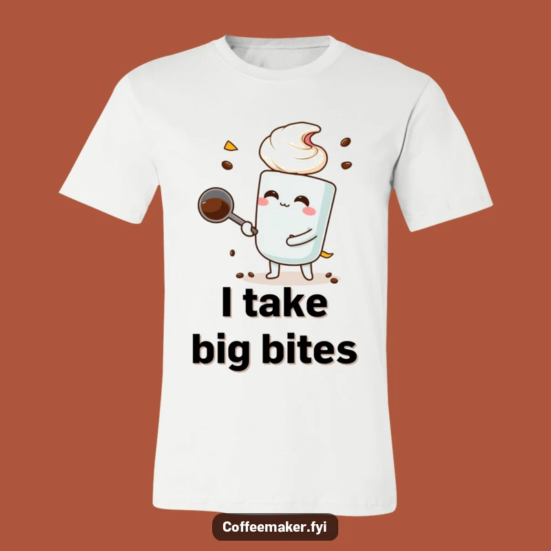 Funny Coffee Scoop Tee: Big Scoop Action for Your Wardrobe