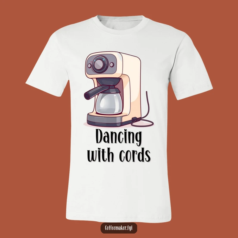 Funny Dancing Coffee Maker T-Shirt - Show Off Your Moves and Brew