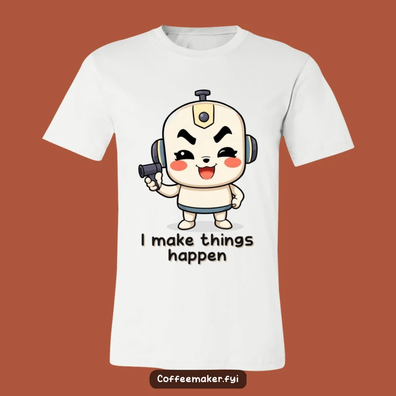 Funny Determined French Press T-Shirt - Motivated Coffee Lover Gift