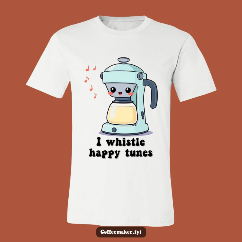Funny Kawaii Percolator T-Shirt - Whistling Silly Tune Tee