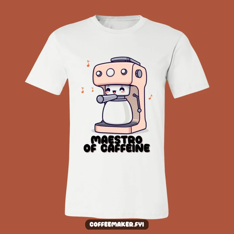 Funny Coffee Maker Conductor T-Shirt: A Humorous Tee for Music and Coffee Fans!