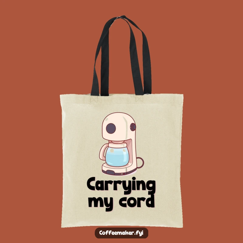 Funny Coffee Maker Tote Bag - Carry Your Brew with a Smile Gift!