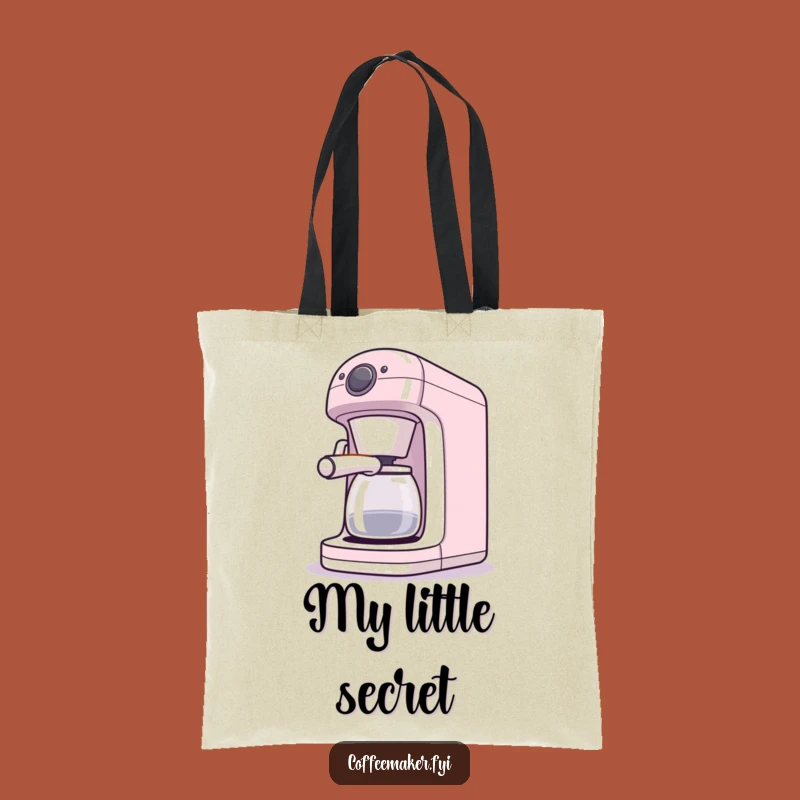 Funny Coffee Maker Tote Bag - Winking Design, Chic & Practical Carryall